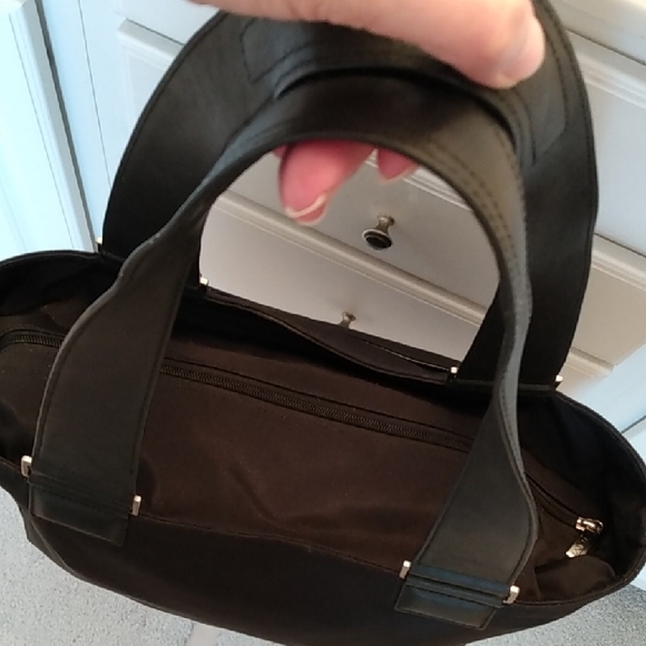 TUMI Black Cargo Ballistic Nylon Bag Carryall Tote Purse - Picture 8 of 17